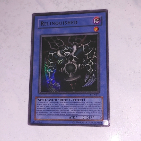 Yu-Gi-Oh! - Relinquished (SDP-001) holo card   - Picture 1 of 3